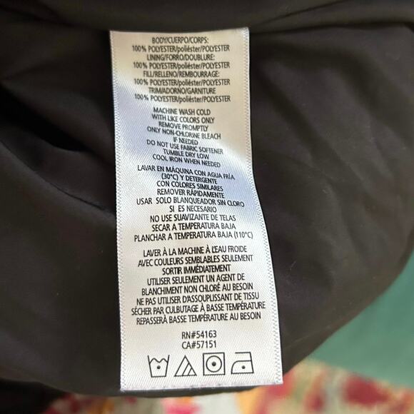 Calvin Klein Women Performance Puffer Vest Jacket Outdoors Sherpa Black Medium - Picture 6 of 8